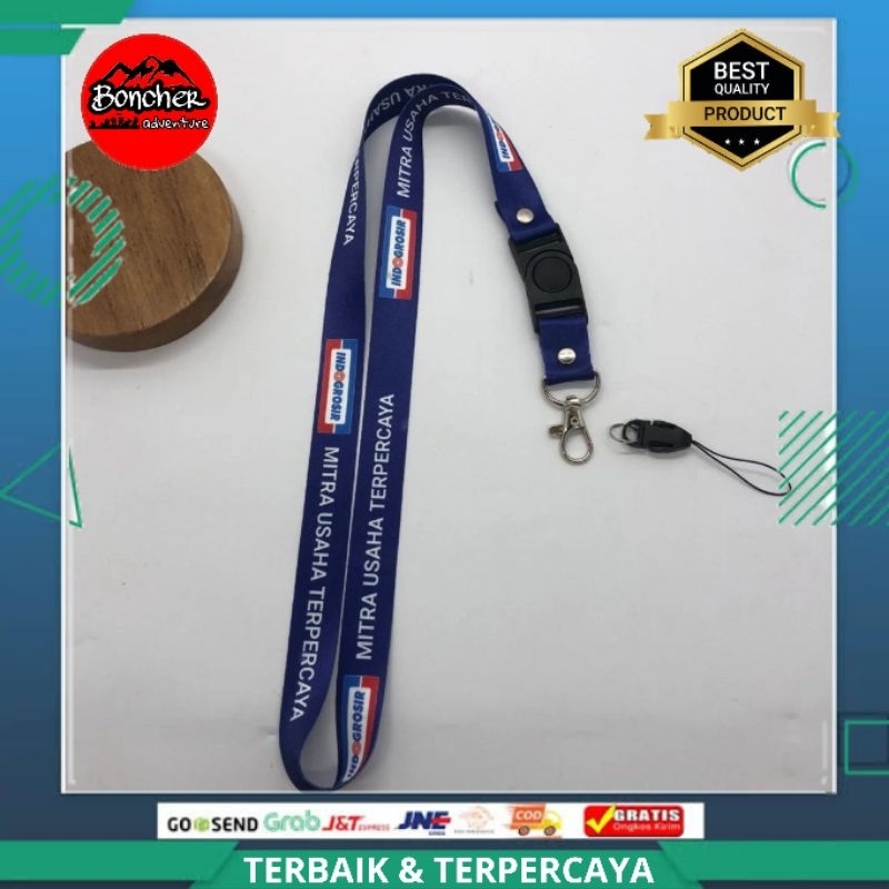 

INDOGROSIR ID Card Tali Gantungan Lanyard Printing Full Colour 2 Sisi