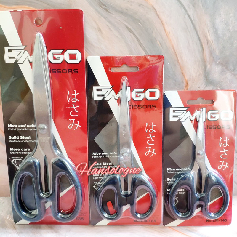 

Gunting stainless emigo hitam