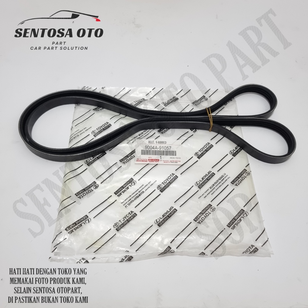 Fan Belt Van belt V-Belt Tali Kipas All New Avanza Xenia 1.3cc 2012 2013 2014 2015 Original 4PK 1735