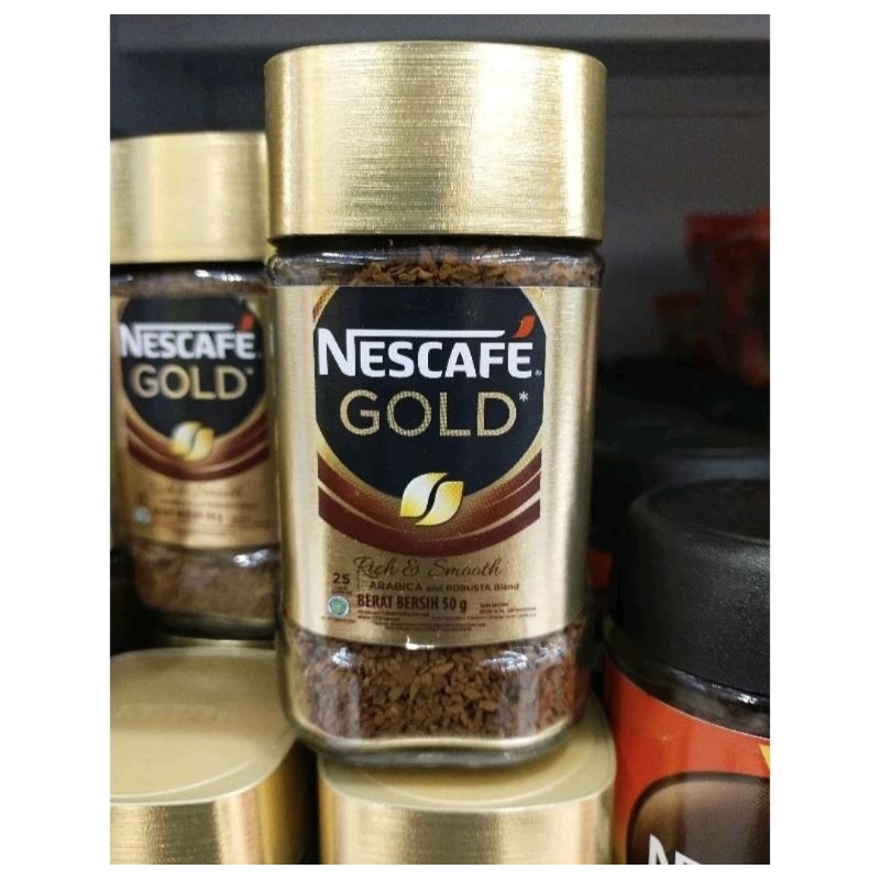 

Nescafe Gold 50gr Arabica dan Robusta Blend