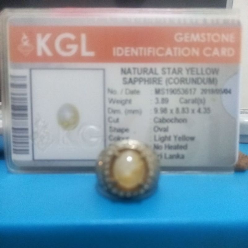 Natural Star Yellow Sapphire