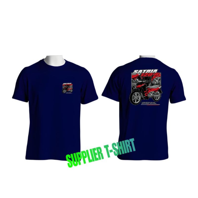 kaos satria 2tak/baju motor satria 120r baju 2 stroke/baju racing