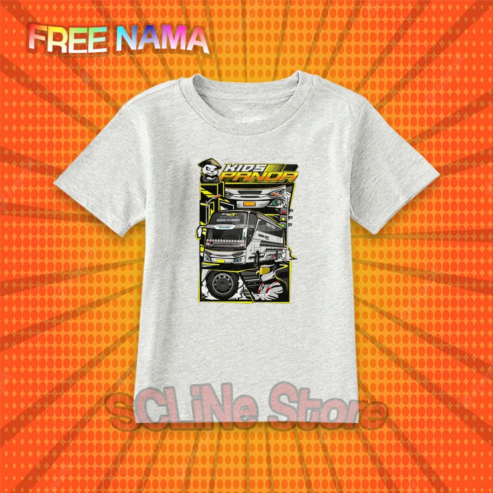 Baju Kaos Anak Bus Tunggal Jaya KIDS PANDA