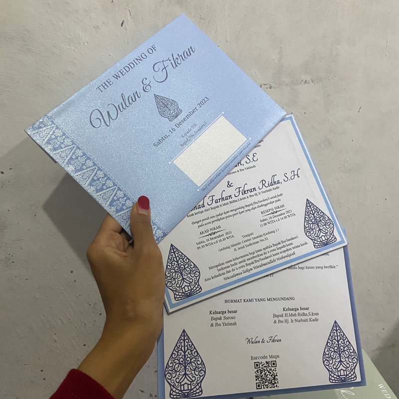 Undangan HardCover Tema Jawa