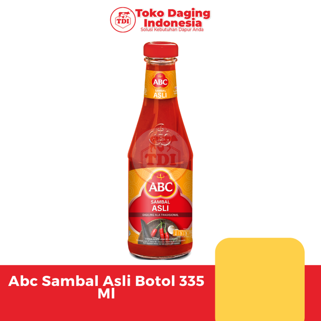 

Abc Sambal Asli Botol 335 Ml