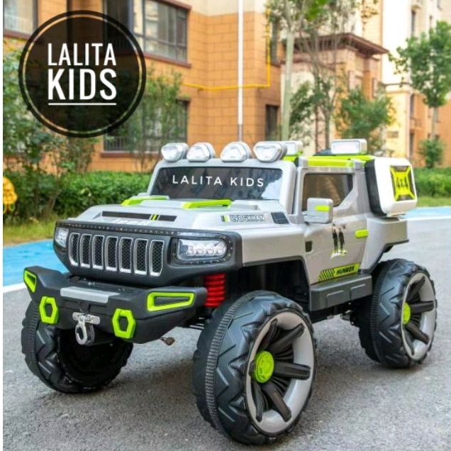 MOBIL AKI JUMBO BAN FULL KARET JOK KULIT BISA UNTUK DEWASA JEEP TANKER BIG BANG