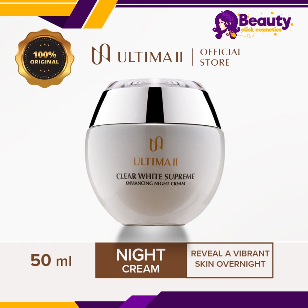 Ultima II Clear White Supreme Enhancing Night Cream 50ml