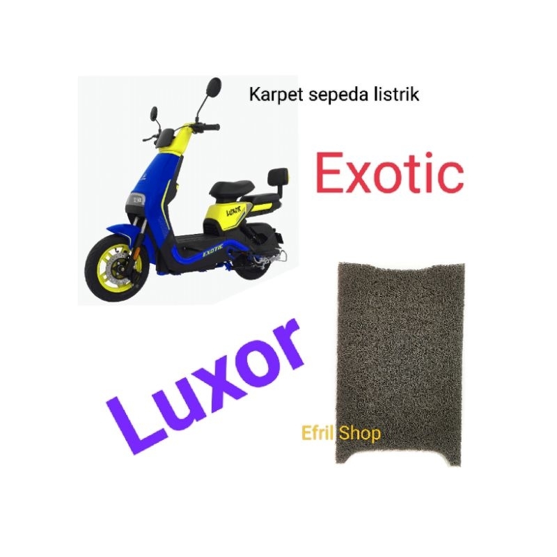 Karpet sepeda motor listrik Exotic Luxor