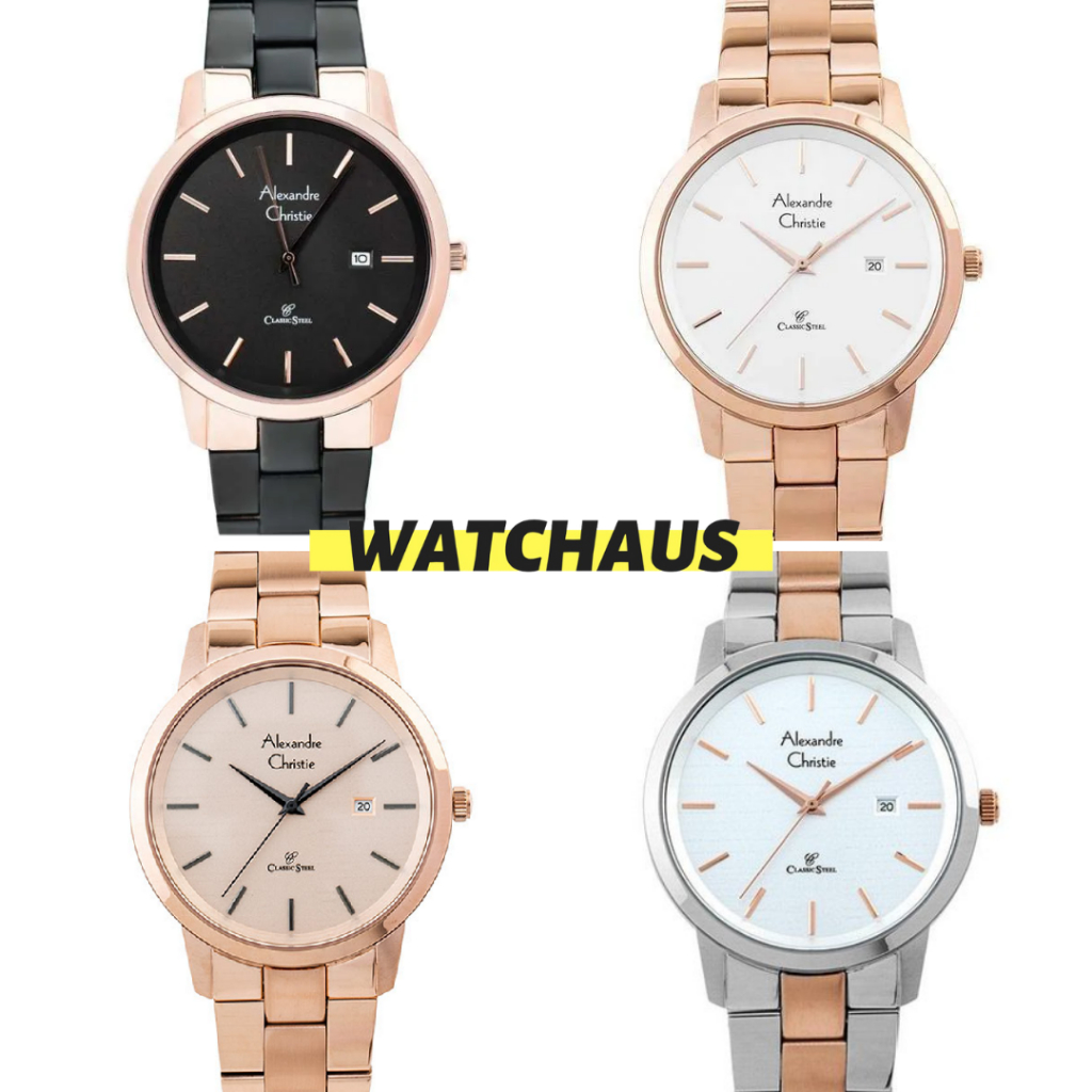 JAM TANGAN PRIA ALEXANDRE CHRISTIE AC8645 AC 8645 MDB STAINLESS STEEL