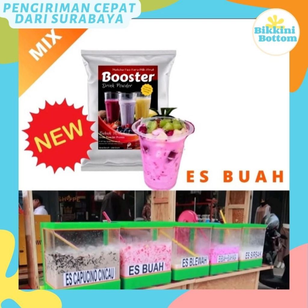 

Bubuk Minuman Rasa Es Buah 1KG Es Buah Powder Drink | INDOPOWDER BOOSTER
