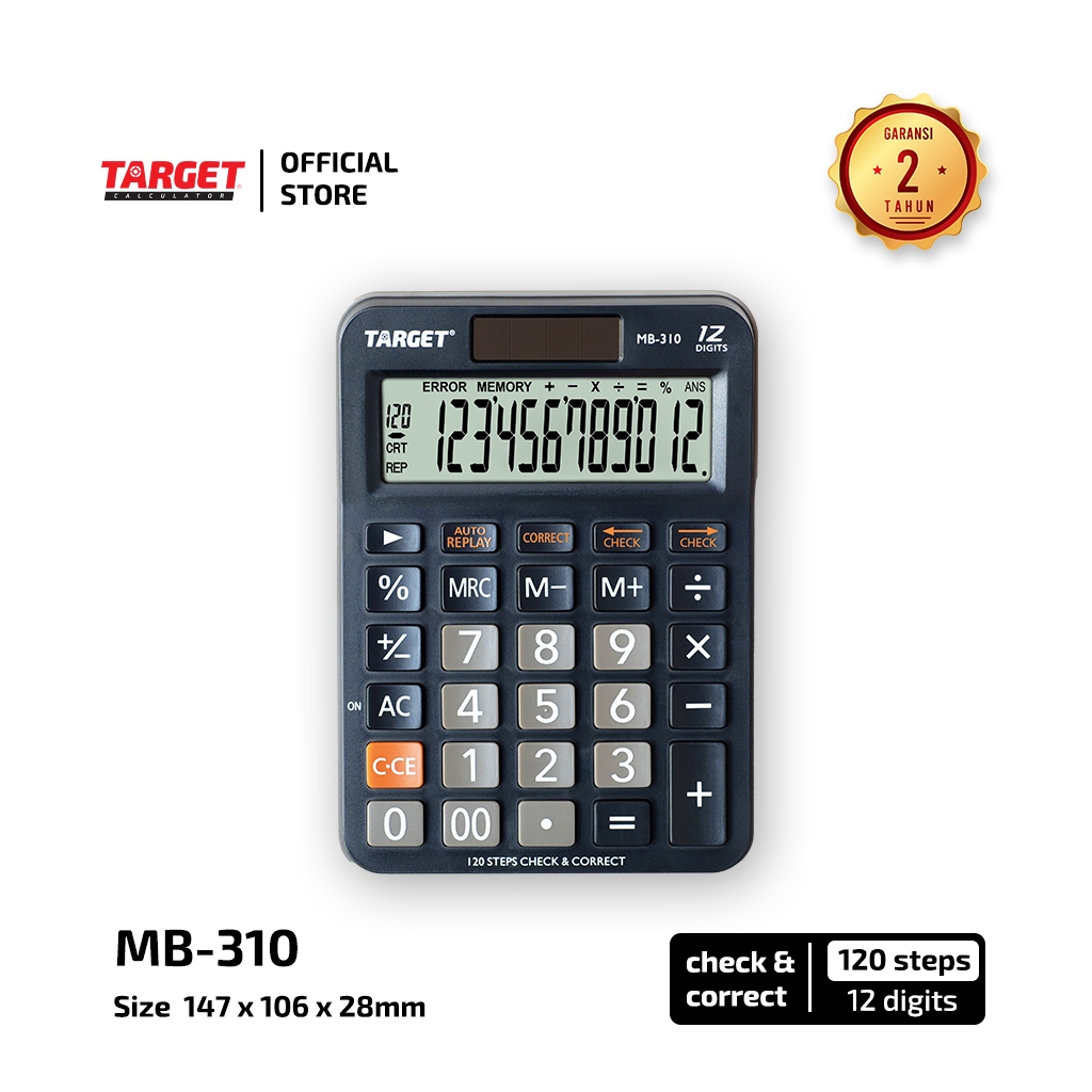 

Target MB-310 - Desktop Calculator - 12 digit