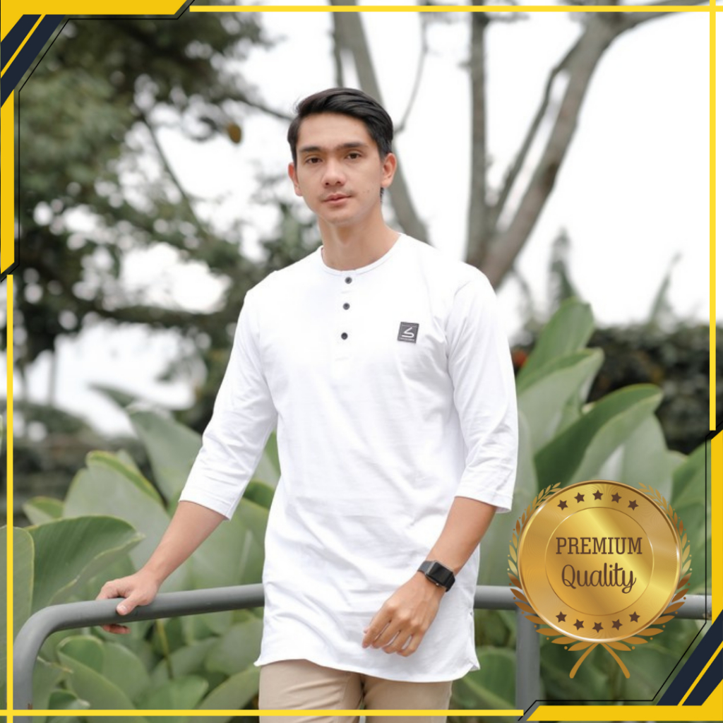 Baju Koko Kokoh Kemko Kurta Qurta Dewasa Remaja Muslim Kasual Modern Fit Elegan Exsklusive Laki Laki