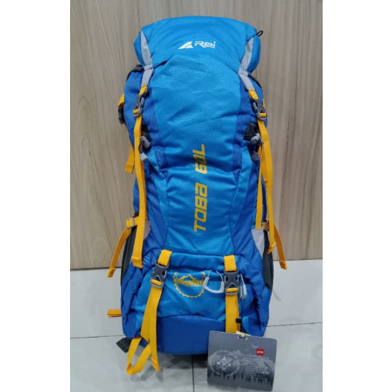 TAS GUNUNG CARRIER REI TOBA 60L BLUE