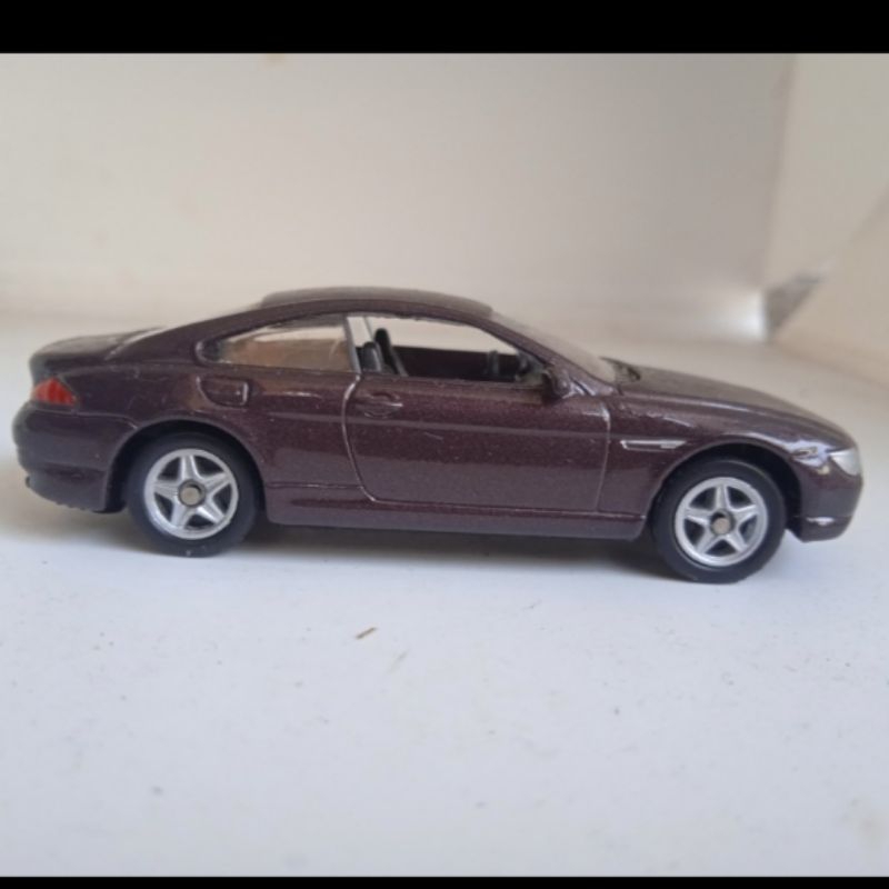 diecast Welly skala 64 BMW 645ci coklat 645 ci