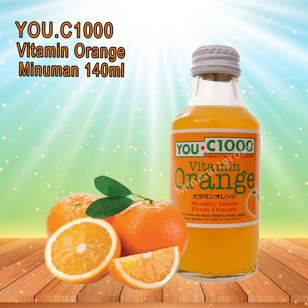 

You-C1000 Drink / Minuman Vitamin C / Minuman Rasa Orange & Mango / 140ml