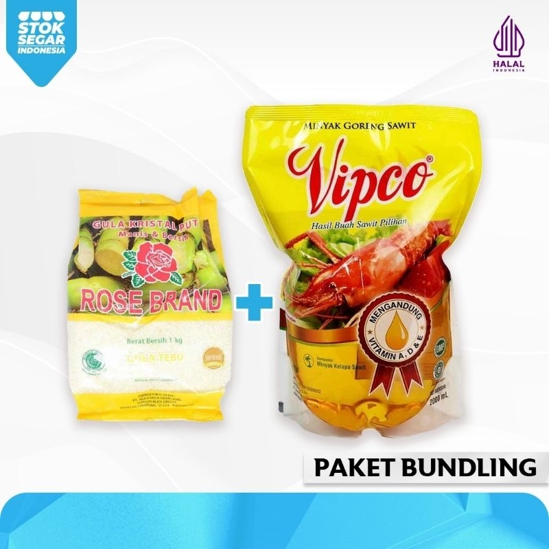 

Minyak Goreng Vipco 2 Liter Gula 1 Kg