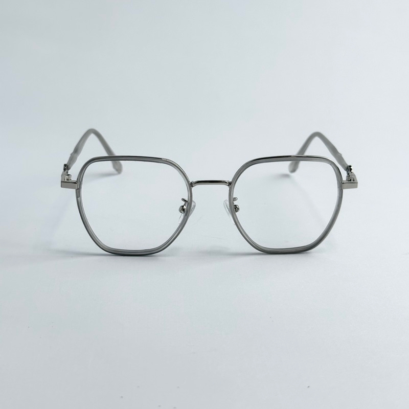 Frame kacamata simple elegan bahan besi ringan