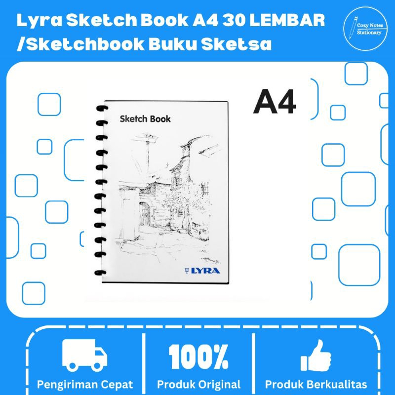 

Lyra Sketch Book A4 30 LEMBAR /Sketchbook Buku Sketsa - Buku Sketsa Lyra - Sketch Book Lyra