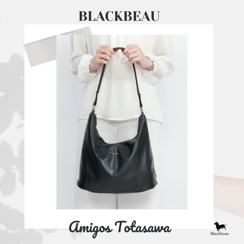 Tas Wanita Besar Tote Bag Amigos Totasawa Blackbeau