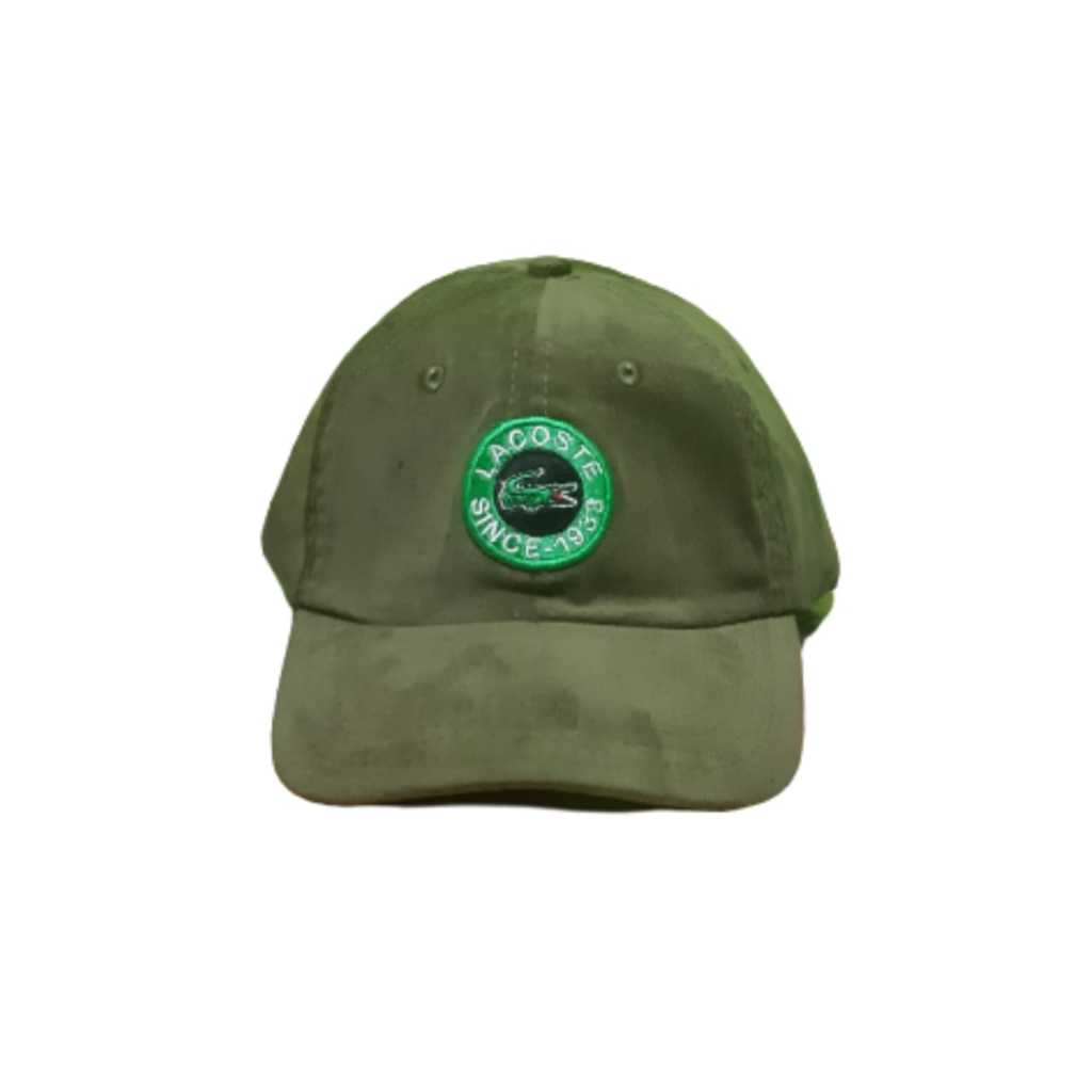 Topi Corduroy Lacoste Termurah Topi Baseball Topi bordir Topi caps 100% New