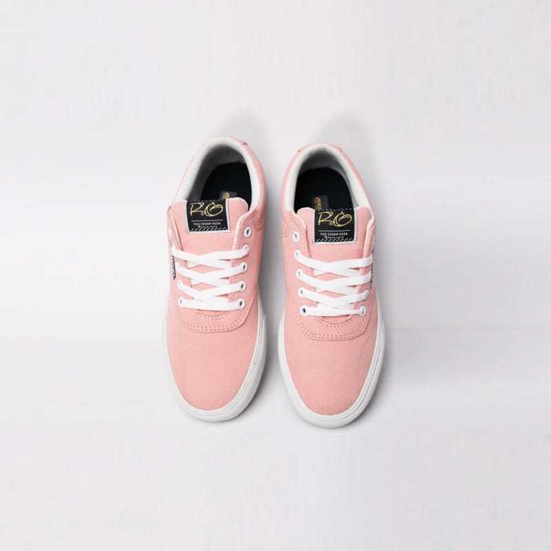 Sepatu Sneaker Lokal RAINGEL / Sneaker Chili Girls  White Peach  KEKINIAN By TAKANA ONLINE