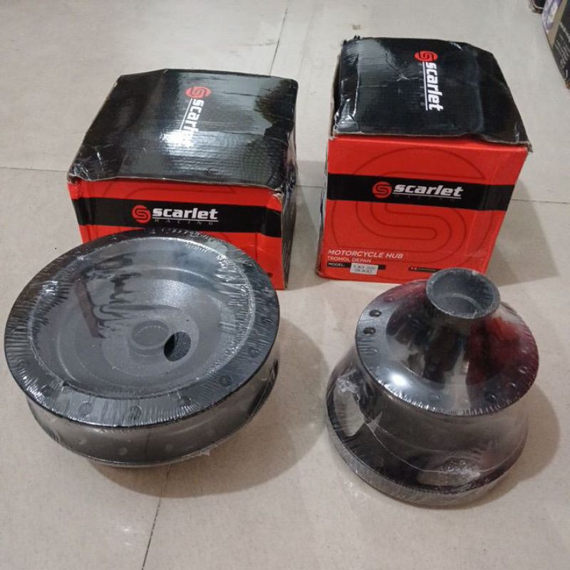 Tromol Nmax new 2020 Scarlet set depan blkg