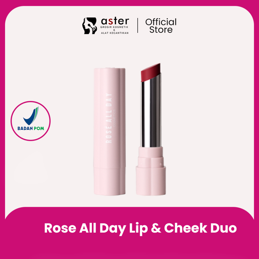 Aster Kosmetik - Rose All Day Lip & Cheek Duo