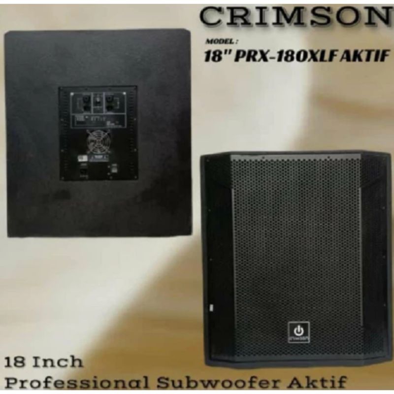 Speaker Aktif Subwoofer 18 Inch CRIMSON PRX 180 XLF Original TERBAIK