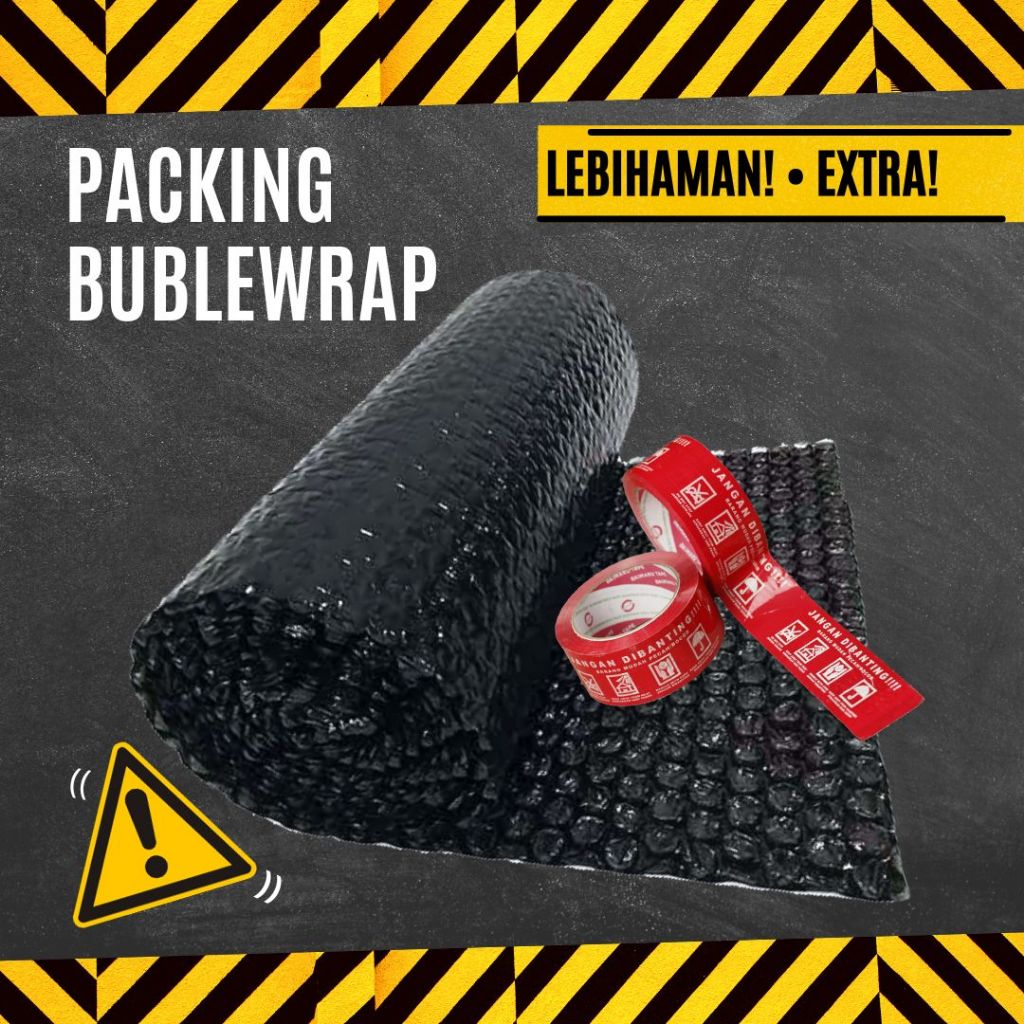 

BUBLEWRAP EXTRA PACKING!! CUKUP 1x PEMEBELIAN PER ORDER, AGAR PRODUK AMAN SAAT PENGIRIMAN, HANYA UNTUK TAMBAHAN PACKING BARANG YG DIBELI, TIDAK DI JUAL LEMBARAN ATAU METERAN