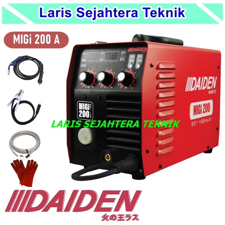 Mesin Las Daiden MIG 200A Trafo Las Listrik CO2 MIGi 200 A