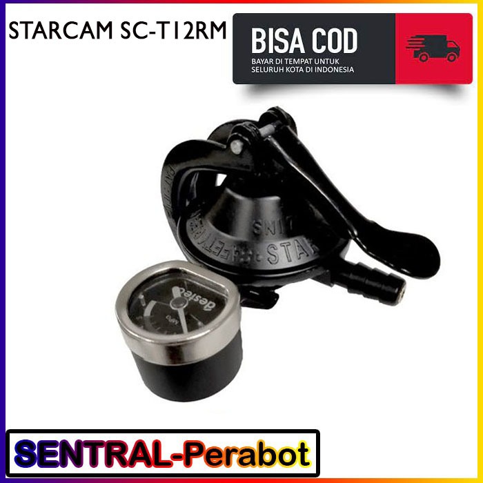 Regulator Gas Starcam Meter / Otomatis SC-T12RM  Paling Aman SAFETY LOCK