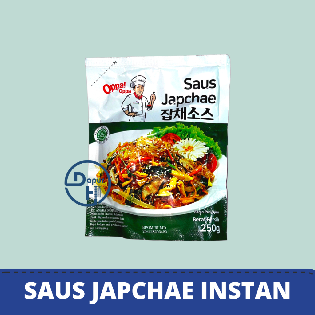 

OPPA Sauce Japchae Noodle Glass Korea 250 g Halal | Khas Korea