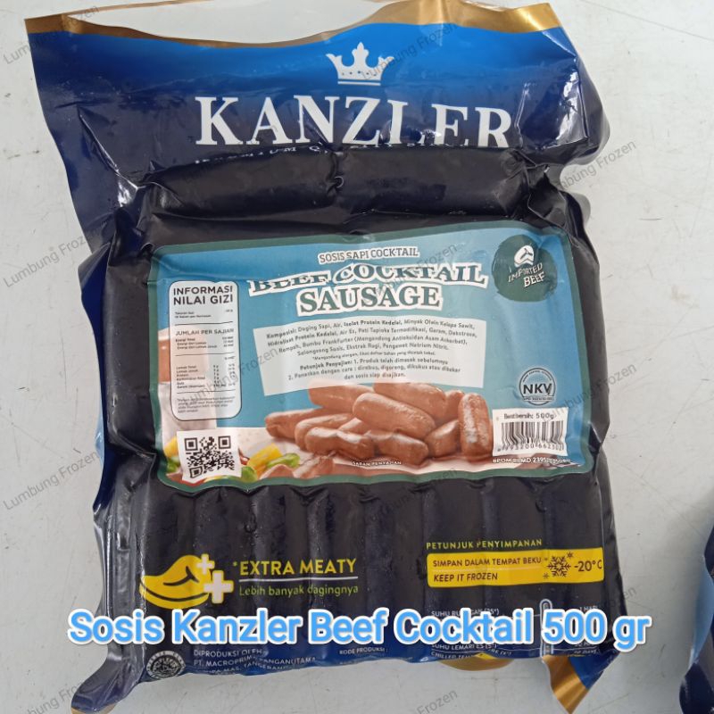 

Sosis Kanzler Beef Cocktail 500gr