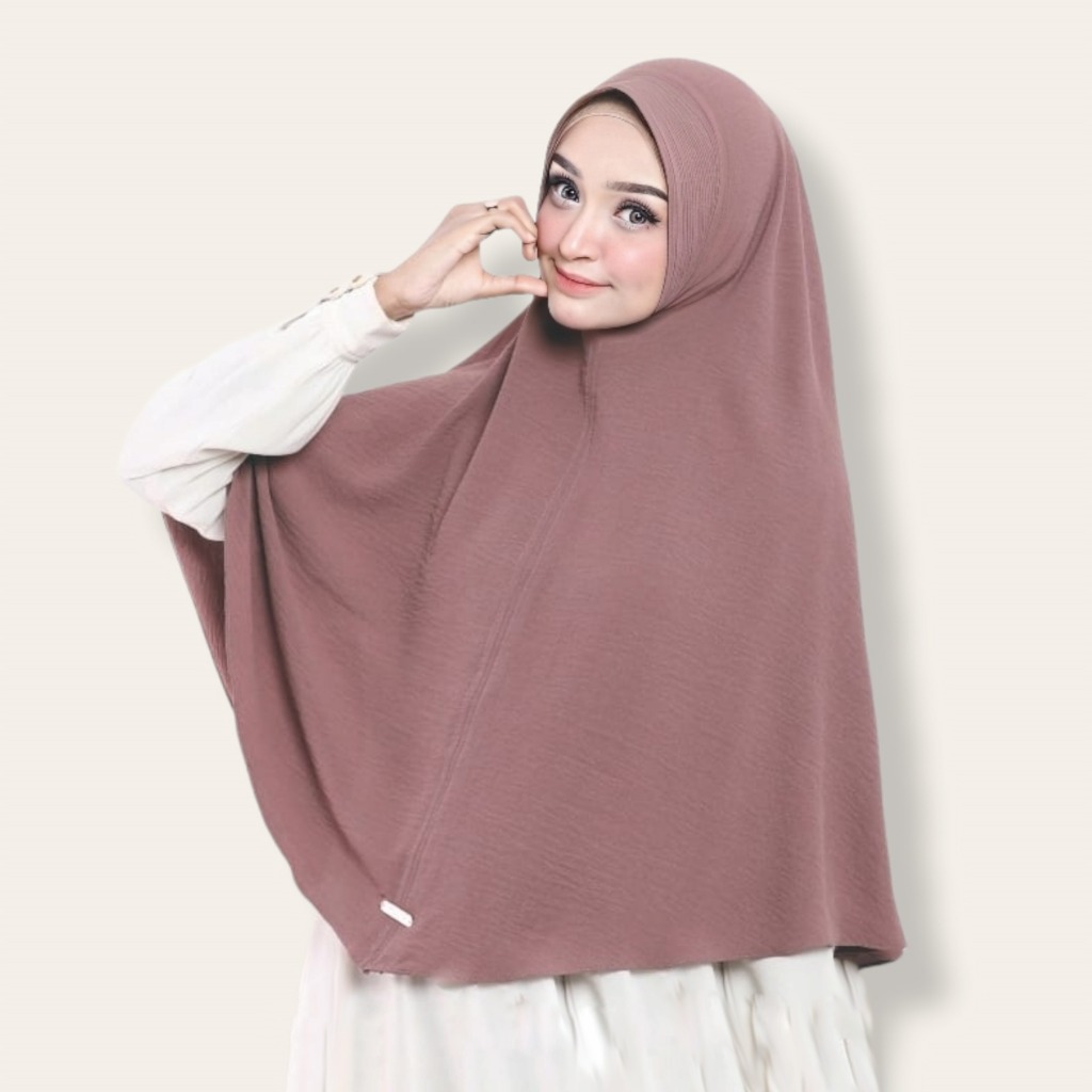 crinkle airflow dewasa / hijab instan crinkle airflow jumbo
