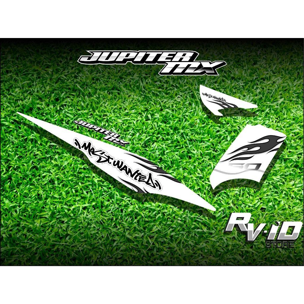 STRIPING JUPITER MX 135 LAMA - STIKER MX OLD 135 - MX135 LAMA