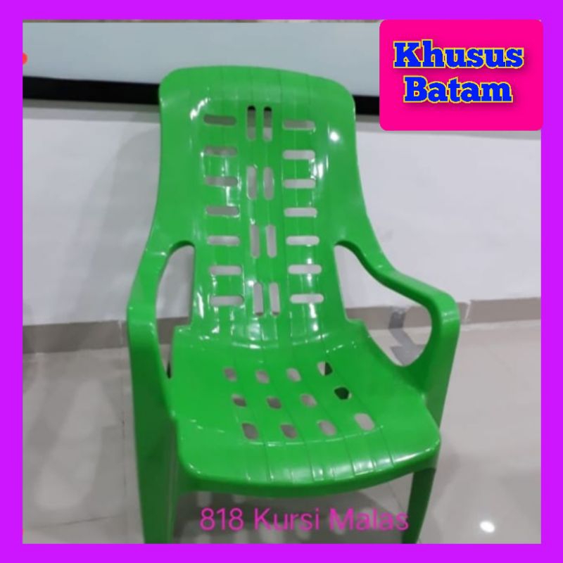 kursi sandaran plastik/kursi malas/kursi santai (KHUSUS BATAM)
