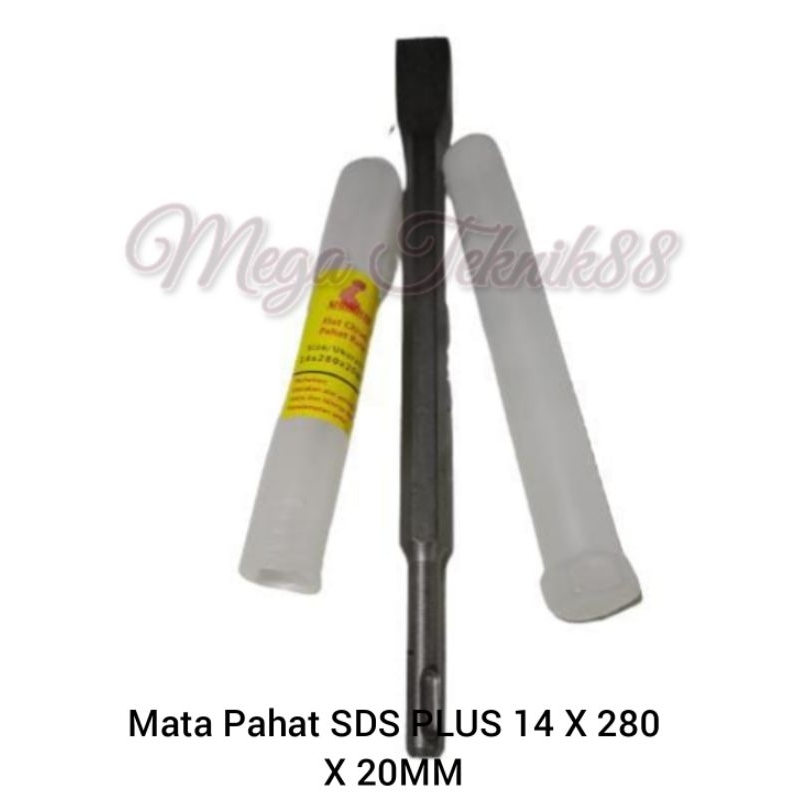 MATA CHISEL FLAT SDS PLUS / MATA PAHAT SDS PLUS 14 X 280 X 20MM ARMSTRONG MATA BOR BOBOK