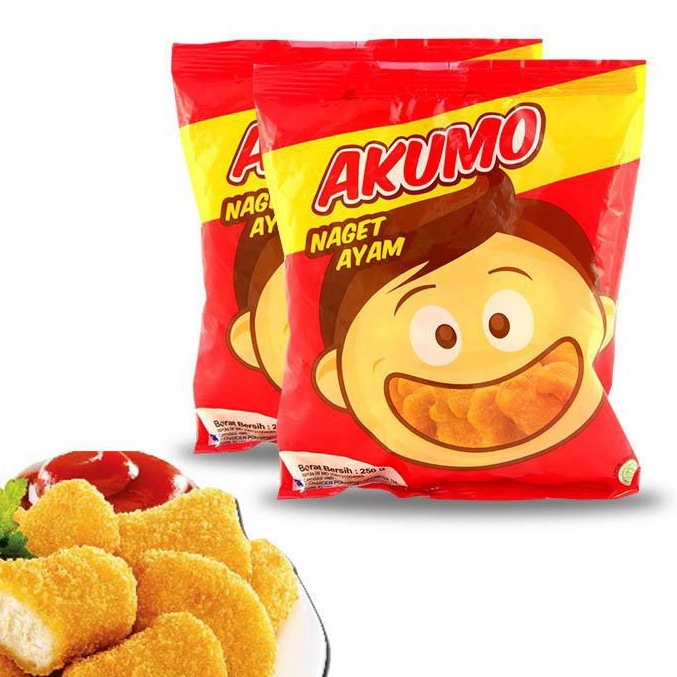 

AKUMO CHICKEN NUGGET COIN 200 GR / NAGET COIN GROSIR/KARTONAN