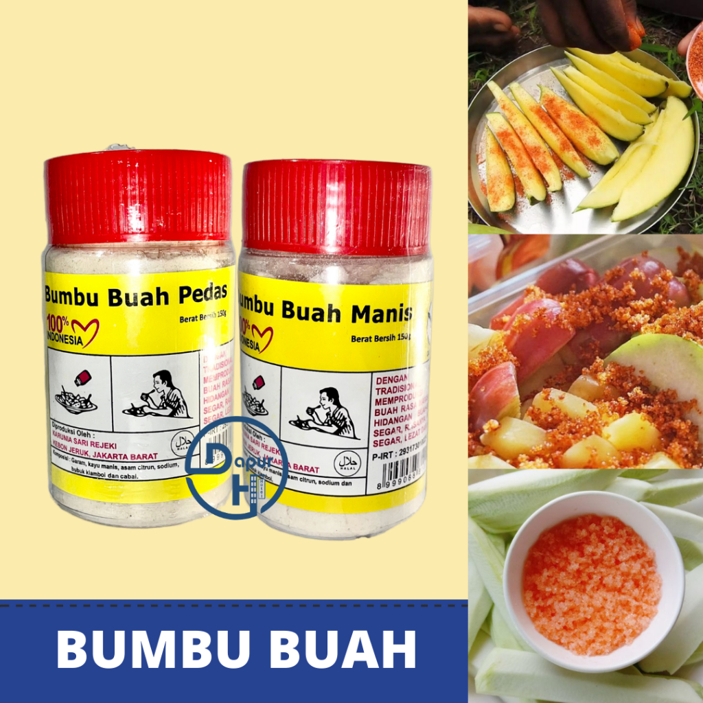 

BUMBU BUAH Aroma Kiamboy Pedas & Manis Cap Elang 150 g//