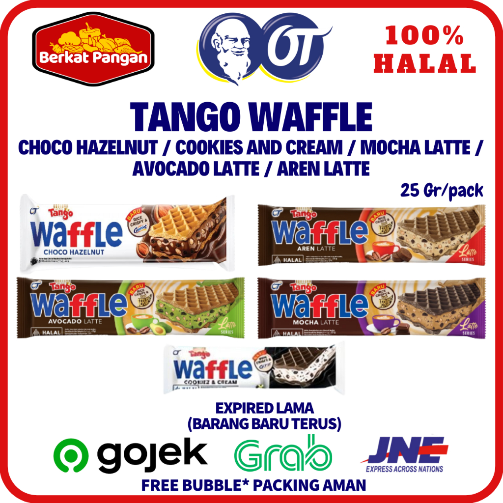 

Tango Waffle Choco Hazelnut Coklat Wafer 25gr