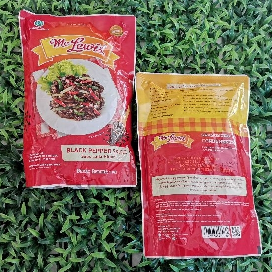 

Mc Lewis Saus Lada Hitam (Black Pepper Sauce) - Berat 1 kg