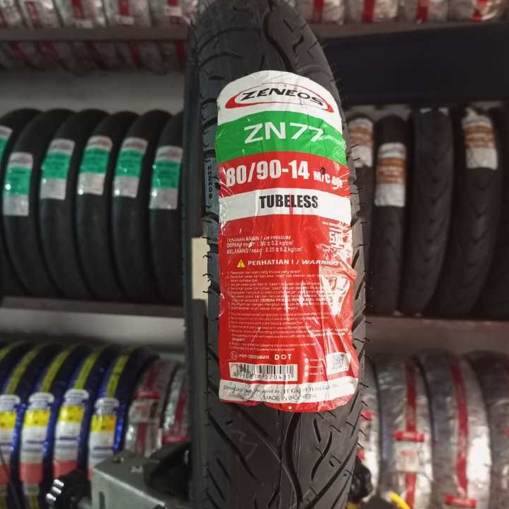 Ban ZENEOS ZN77 80/90-14 TUBELESS