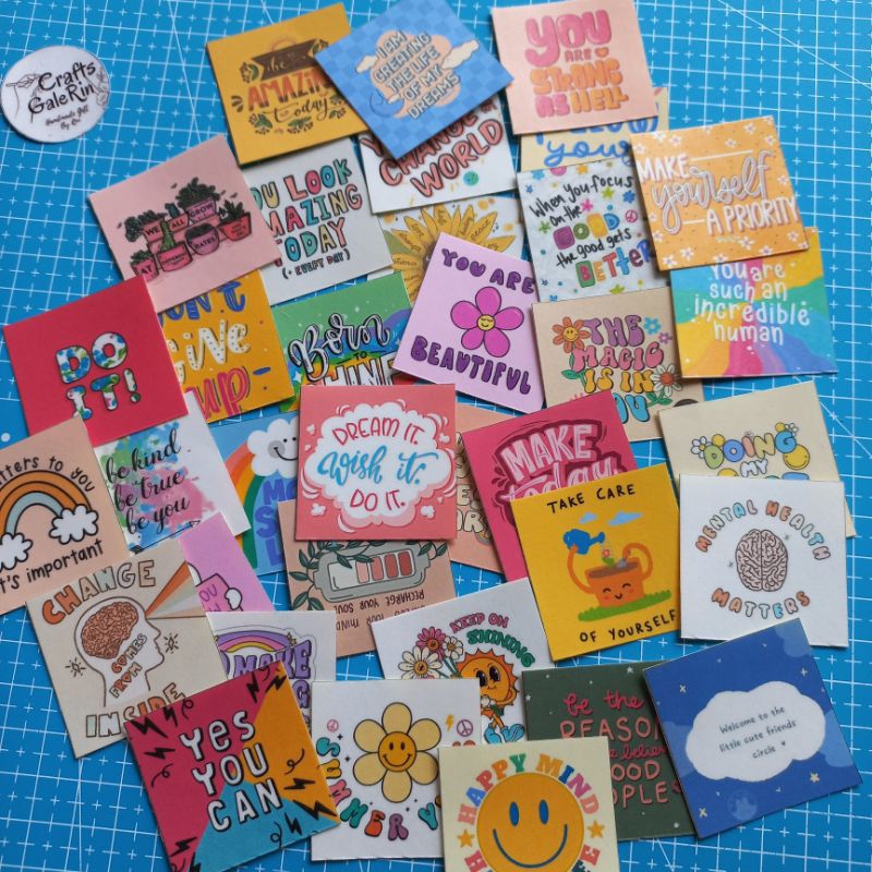 

(50 PCS) STICKER DECO QUOTES AESTHETIC | STIKER KUTIPAN MOTIVASI