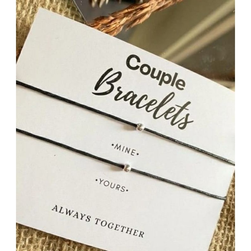 GELANG COUPLE STONE MINIMALIS