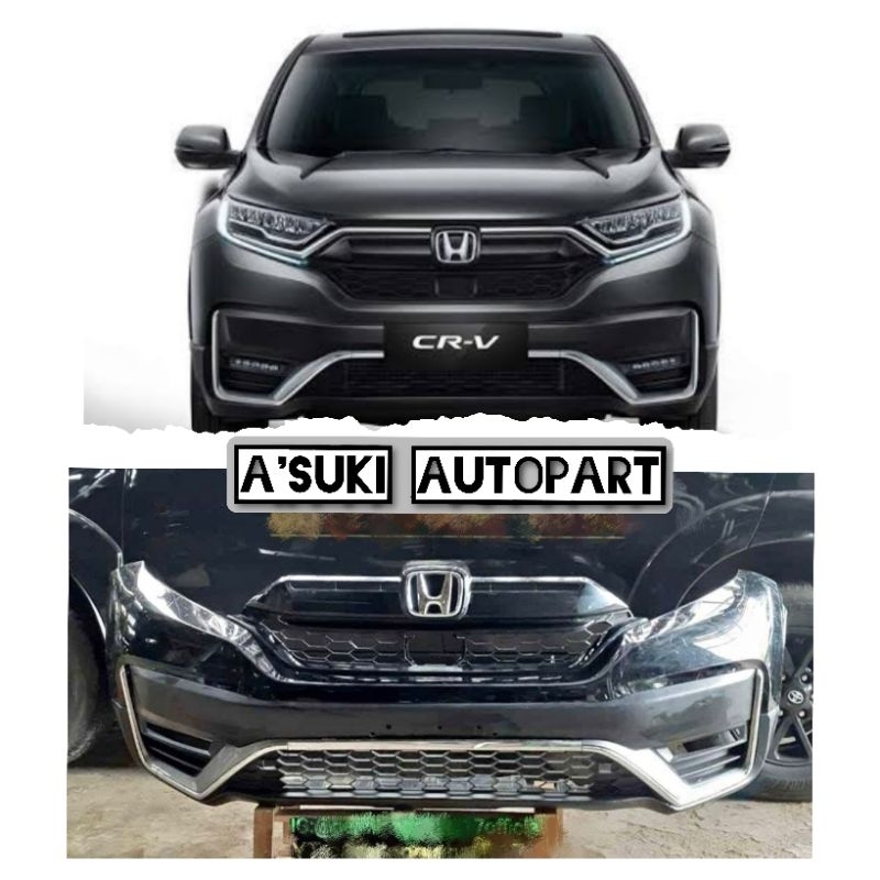 bemper bumper depan honda crv turbo facelift fullset