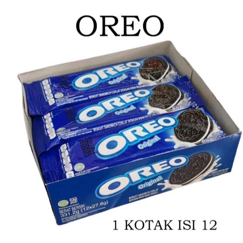 Biskuit oreo 1 pack isi 12