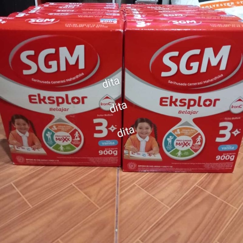 SGM 3 PLUS 900GR MADU VANILA SUSU BUBUK FORMULA ANAK