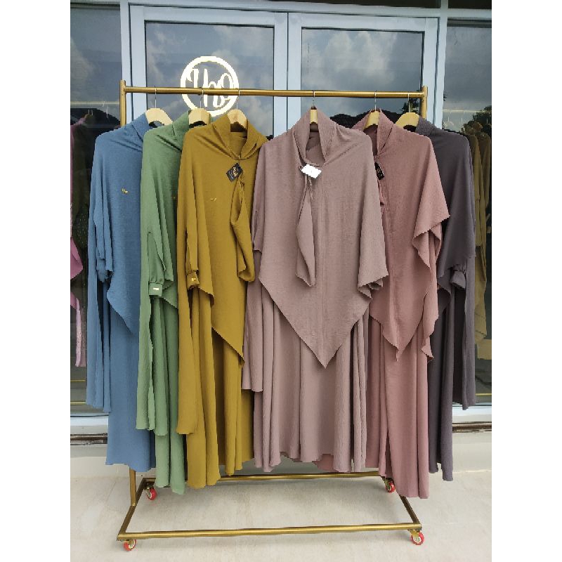 set syar'i (gamis,khimar,cadar)