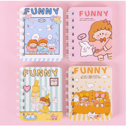 

NOTEBOOK CARTOON SPIRAL A599 A7 80G