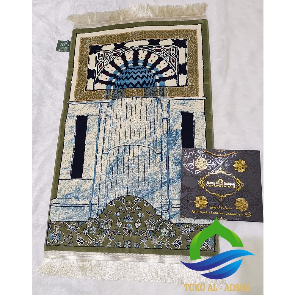 Sajadah Rawdah/Sajadah Raudhah/Sajadah Mihrab 3d new Original Madinah